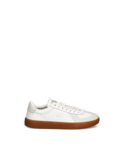 LACOSTE panelled leather sneakers