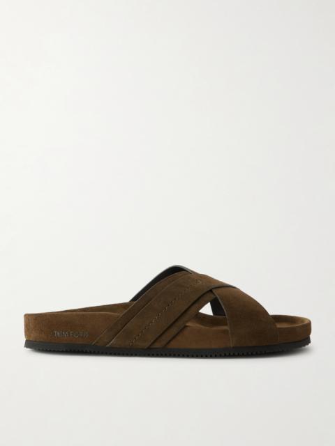 TOM FORD Wicklow Suede Sandals
