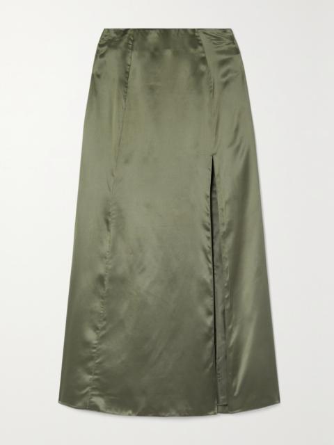 BITE Studios Organic Silk-satin Maxi Skirt