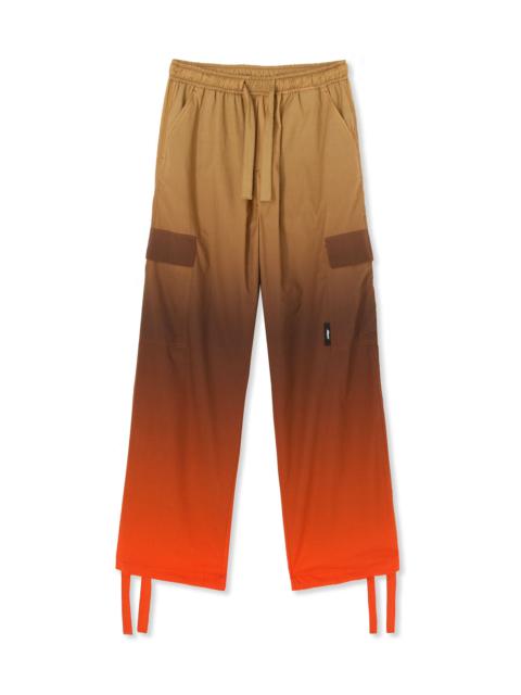 MSGM Faded print poplin cargo pants