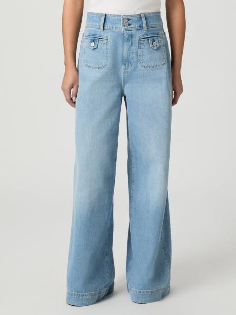 PAIGE Cameron Petite 29" Wide Leg Jean