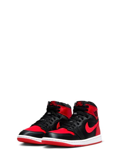 Air Jordan 1 Retro High Top Sneaker in Black/University Red/White