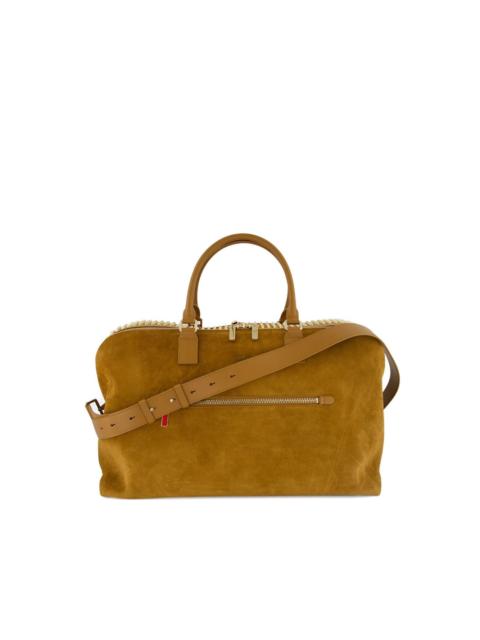 Christian Louboutin spiked travel shoulder bag