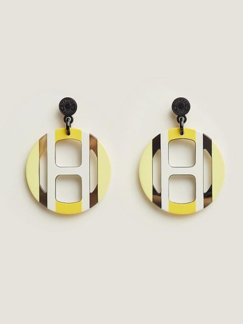 Hermès H Equipe earrings