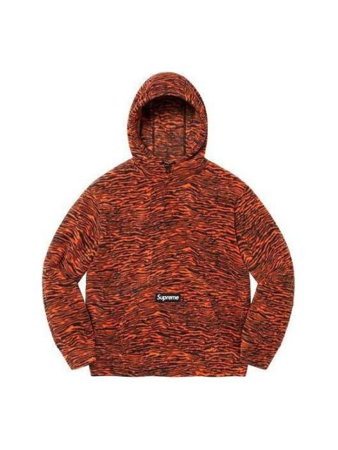 Supreme Supreme x Polartec Hooded Sweatshirt 'Orange Black' SUP-FW21-361