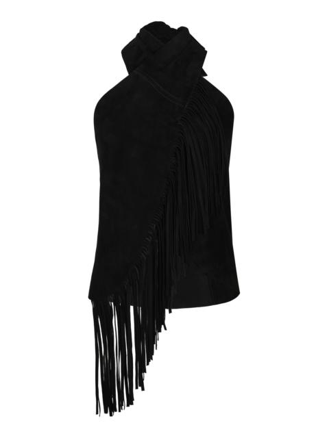 Johanna Ortiz Sonora Goat Leather Top black