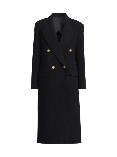 KOBI HALPERIN Women's Grayson Wool Double-Breasted Coat - Navy