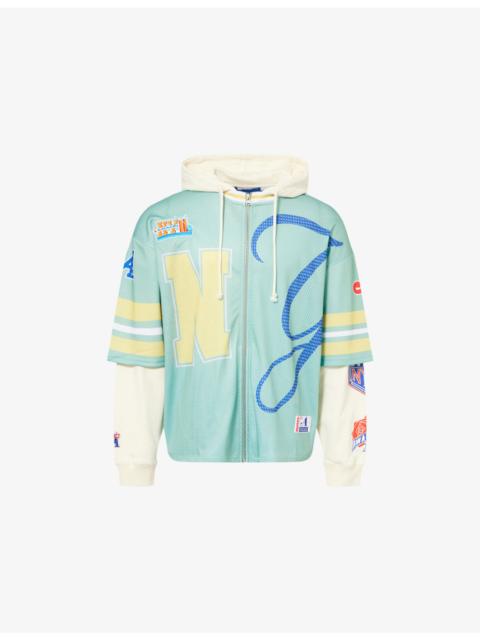 AWAKE NY Headcrack Champs Graphic Mesh Hoody