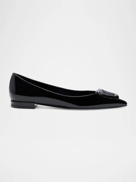 Stuart Weitzman VeryVinnie Patent Leather Ballet Flats