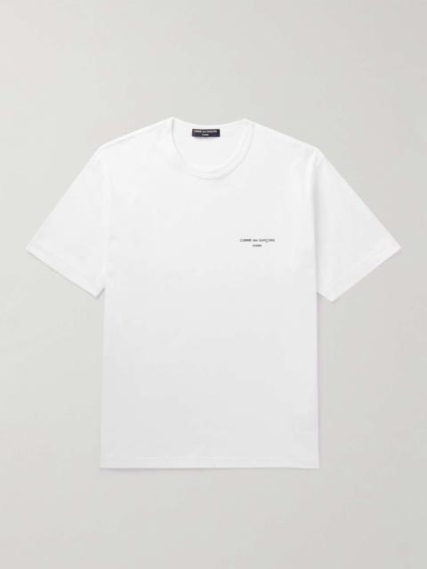 Comme des Garçons Homme Logo-Print Cotton-Jersey T-Shirt