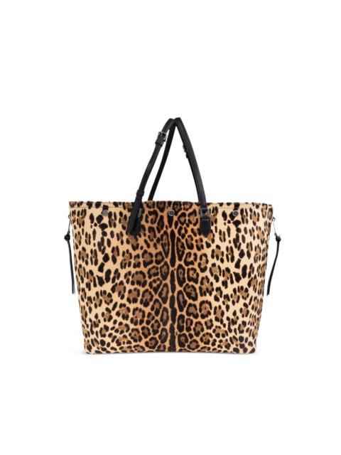 Dolce & Gabbana Atene leopard-print tote bag