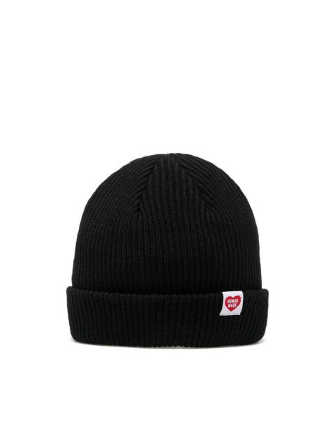 Human Made black beanie hat