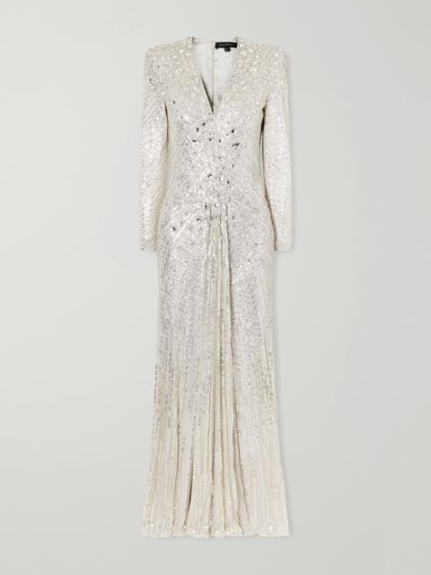 JENNY PACKHAM Eve Sequined Tulle Gown
