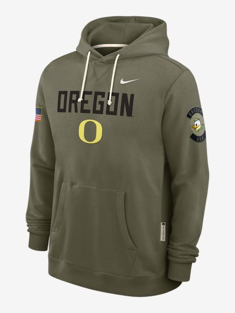 Nike Oregon 2025 Military Appreciation Men's Nike Dri-FIT College Pullover Hoodie