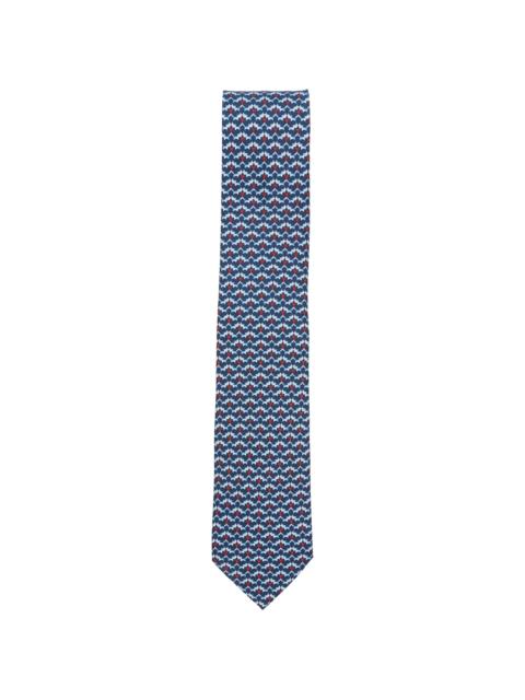 FERRAGAMO Ferragamo Patterned Silk Tie