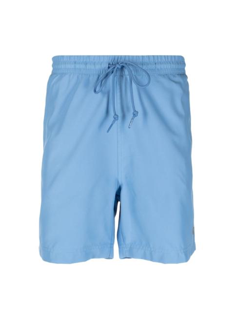 drawstring-waist swim shorts