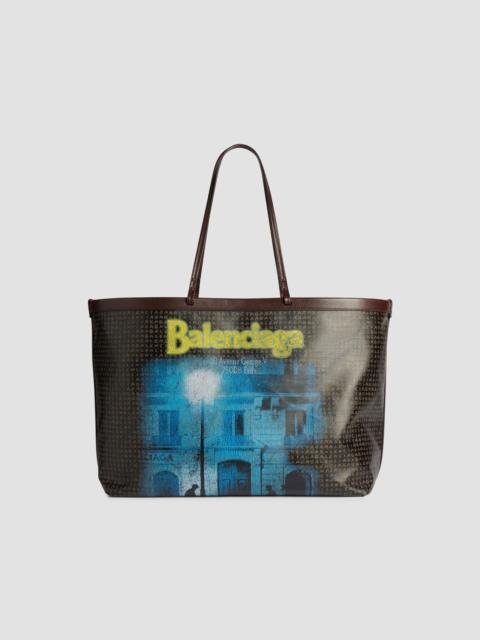 BALENCIAGA Women's Select Large Tote Bag - Black Yellow