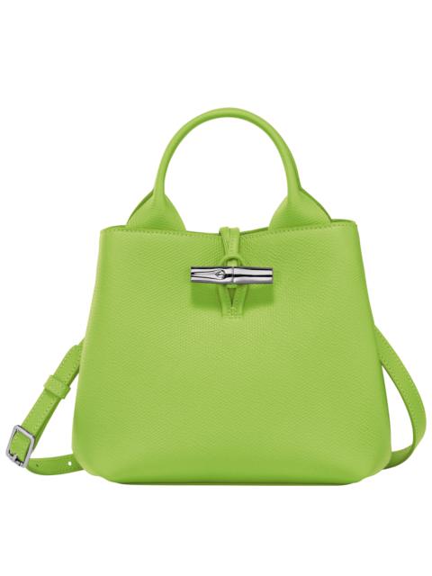 Longchamp Le Roseau S Handbag Green Light - Leather