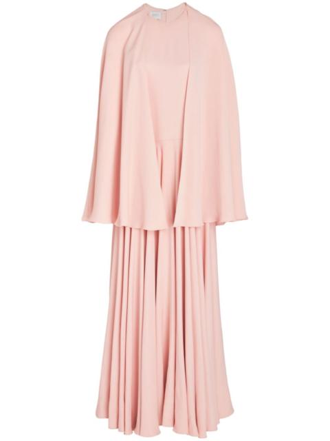 GIAMBATTISTA VALLI pleated cape dress