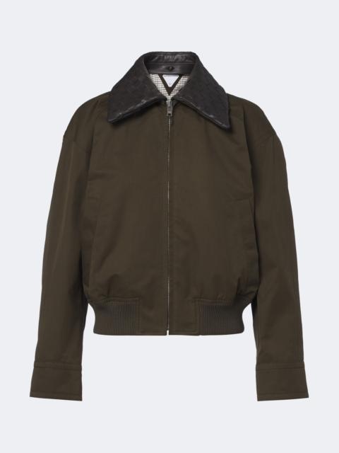 Bottega Veneta Intrecciato cotton blouson jacket