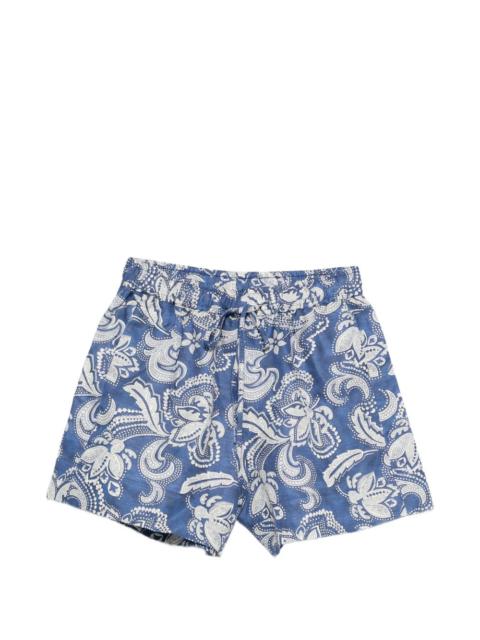 Sandro paisley-print shorts