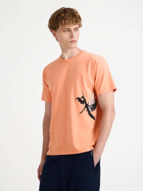 JW Anderson MENS PRAYING MANTIS T-SHIRT IN PEACH