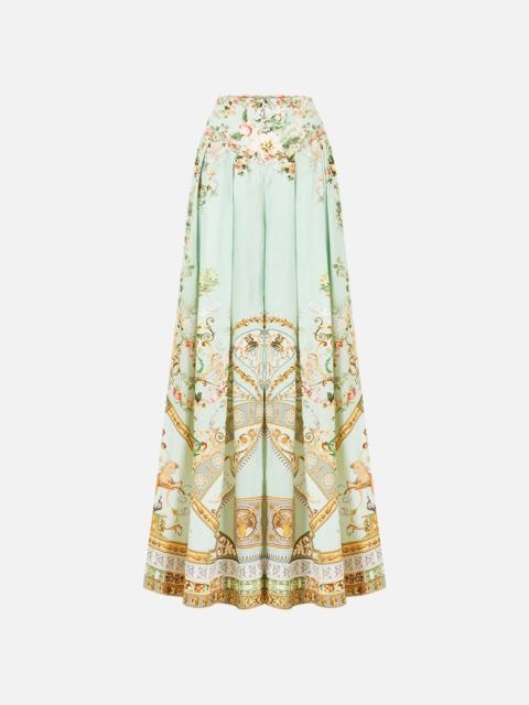 CAMILLA CORSET WAIST WIDE LEG PANT WILDFLOWER WUNDERLAND