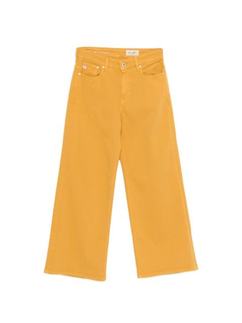 AG Jeans wide leg crop jeans