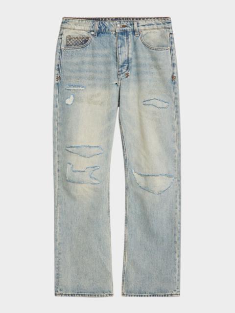 Ksubi Men's Toro Seattle Distressed Bootcut Jeans