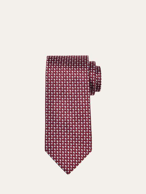 Men's Geometric Silk Jacquard Tie