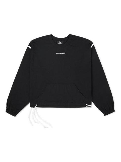Converse (WMNS) Converse Converse Long Sleeve Jersey Crew 'Black' 10022827-A01