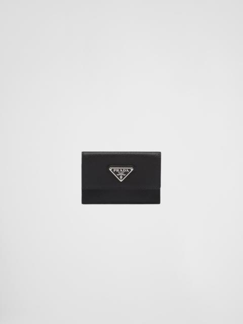 Saffiano leather card holder