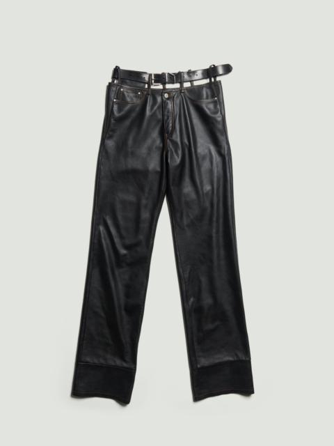 Y/Project Y Belt Leather Pants