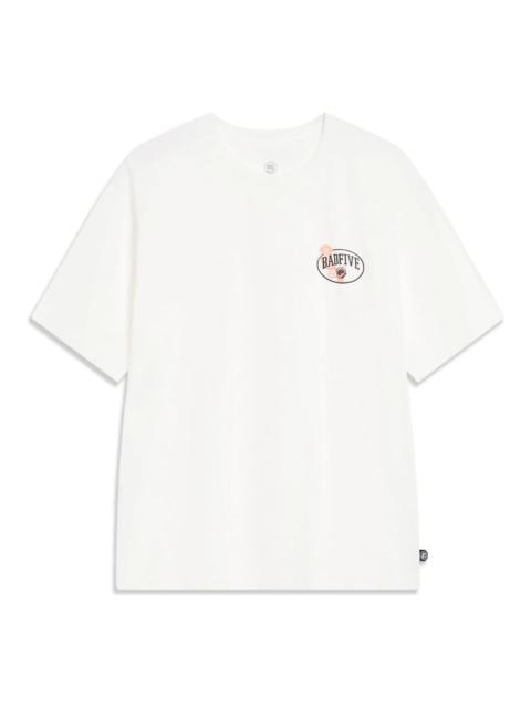 Li-Ning Li-Ning BadFive Anti-Wu Logo T-shirt 'White' AHST507-1