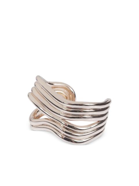 Max Mara Wavy cuff bracelet