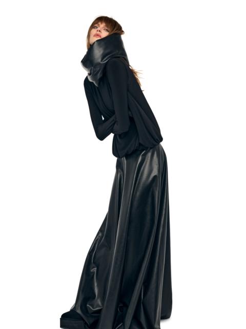 NORMA KAMALI FLARED SKIRT TO FLOOR
