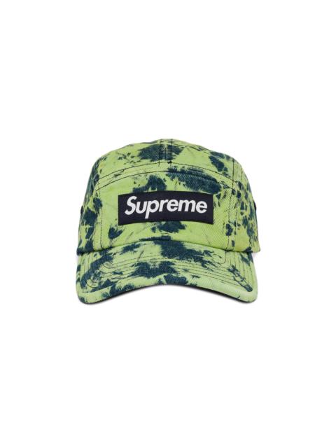 Supreme 대 데님 캠프 캡 'Dyed Green 이름 *