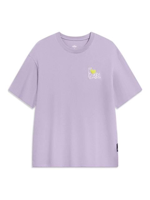 Li-Ning Li-Ning x Disney Oswald Graphic T-shirt 'Light Purple' AHST317-6