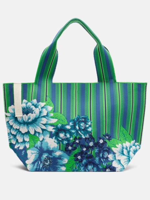 ALÉMAIS Margo Large jacquard tote bag