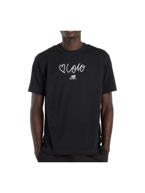 New Balance New Balance Love Coco Gauff T-Shirt Asia Sizing 'Black' MT53499BK