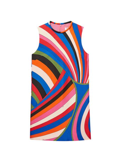 PUCCI Iride-print silk-twill dress