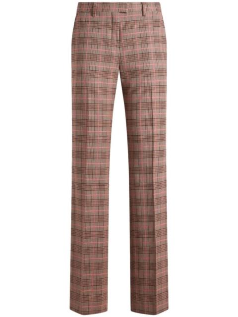 Etro jacquard straight trousers