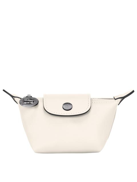 Longchamp Le Pliage Xtra Coin purse Ecru - Leather