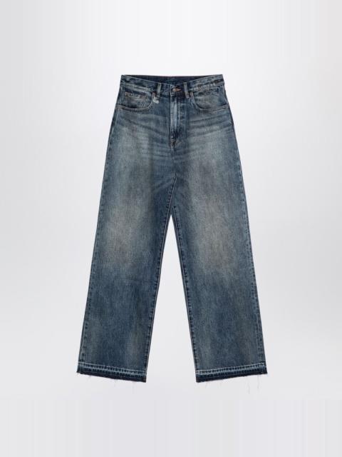 R13 WASHED-OUT BLUE DENIM JEANS