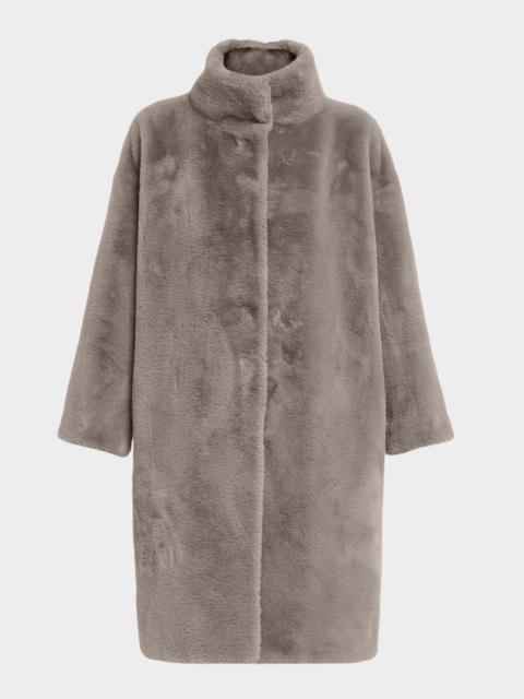 Herno Oversized Alternative Fur Coat