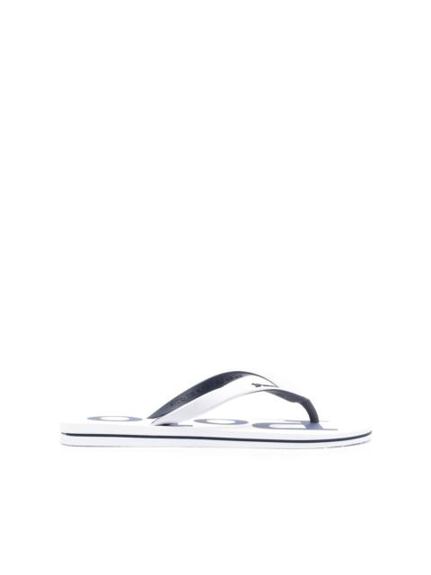 Polo Ralph Lauren logo-print flip-flops