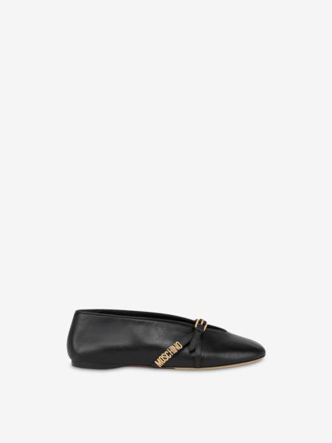 Moschino SATIN BALLET FLATS