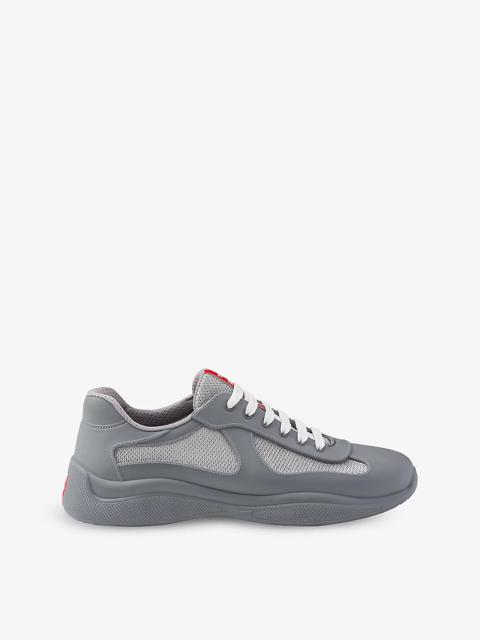 Prada America’s Cup Original leather and mesh trainers