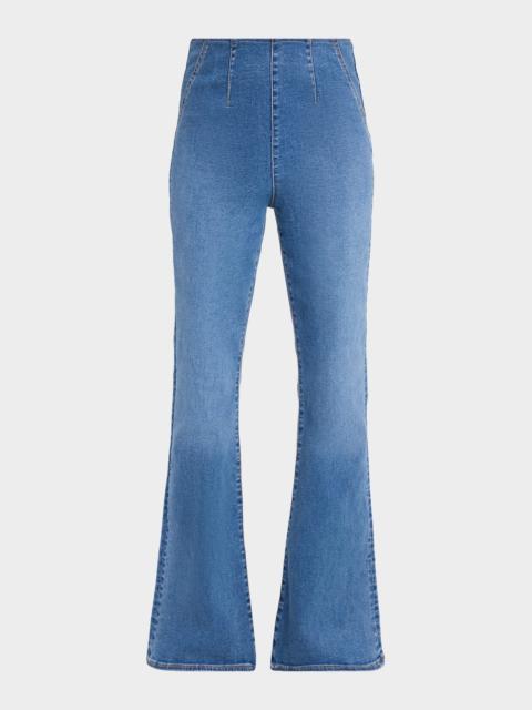 VERONICA BEARD Beverly Off-Duty Flare Jeans
