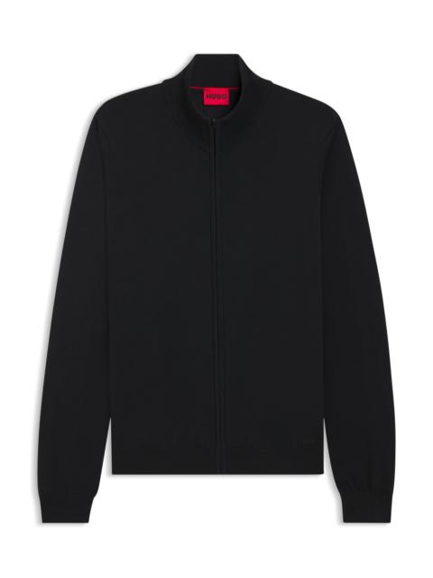 HUGO REGULAR-FIT JACKET IN A VIRGIN-WOOL BLEND